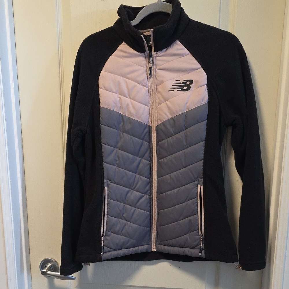 New Balance Women's Black and Gray Jacket